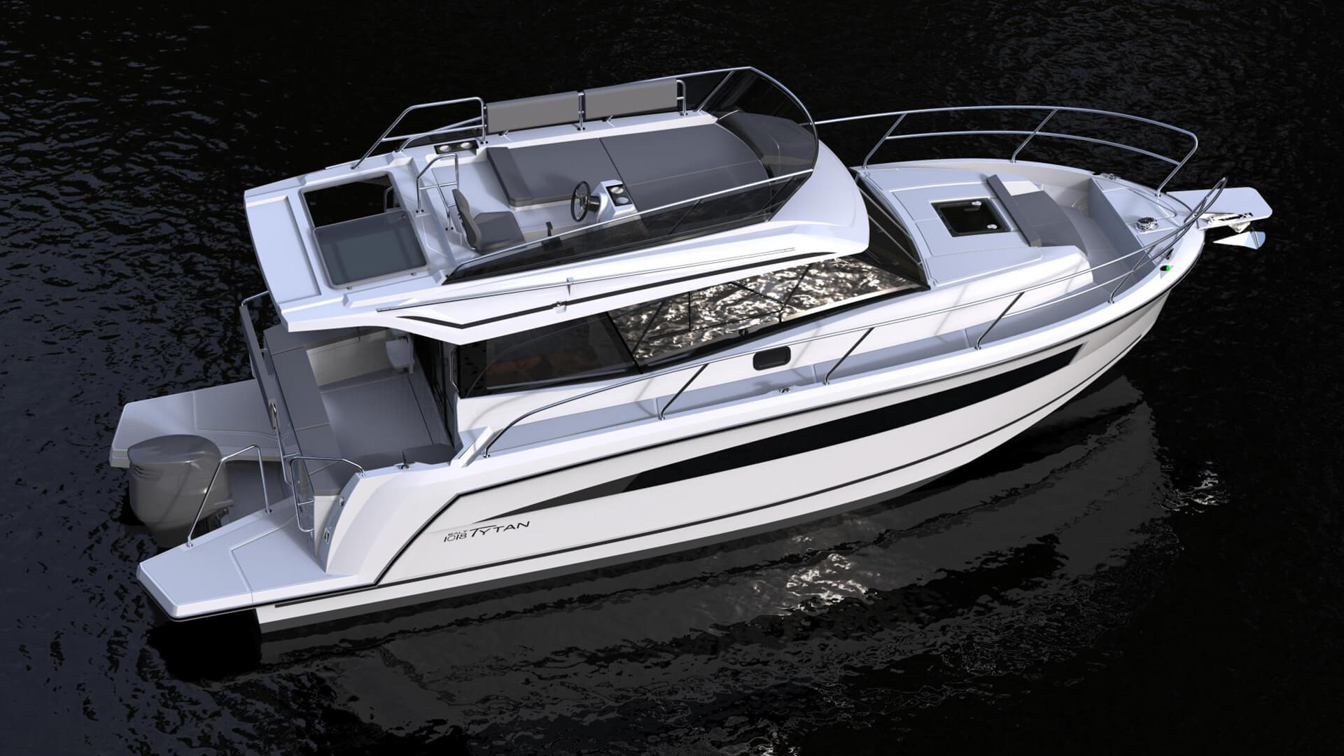 BaltYacht Balt 1018 TYTAN, Balt 1018 TYTAN, Balt 1018, моторная яхта Balt 1018 TYTAN, Полуглиссирующая яхта BaltYacht, Полуглиссирующее прогулочное судно BaltYacht