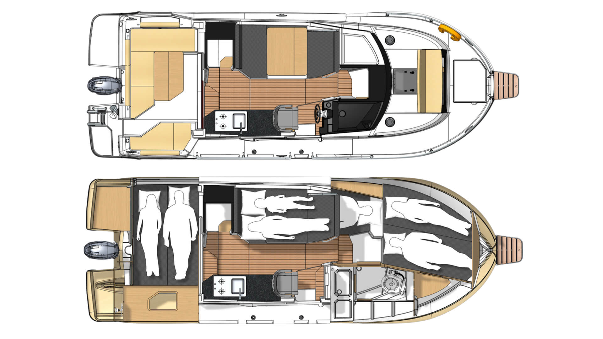 BaltYacht SunCamper 29, BaltYacht Sun Camper 29, SunCamper 29, Sun Camper 29, BaltYacht SC29, Balt SC29, Balt SC 29, Balt Хаусбот, Houseboat, водоизмещающее судно, плавучий дом, плавучий будинок