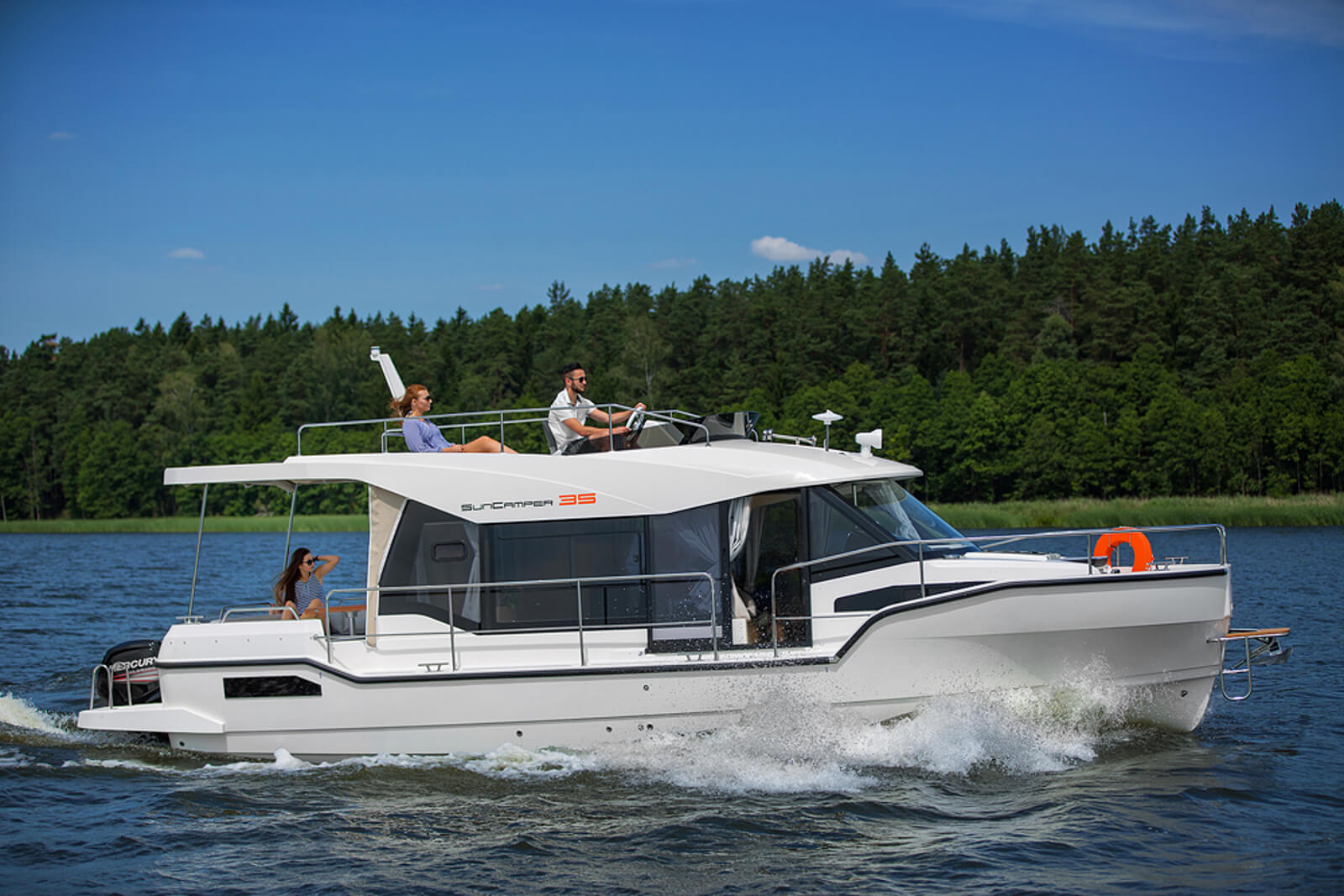 BaltYacht SunCamper 35, BaltYacht Sun Camper 35, SunCamper 35, Sun Camper 35, Balt SC35, Balt SC 35, Balt Хаусбот, HOUSEBOAT, водоизмещающее судно, плавучий дом