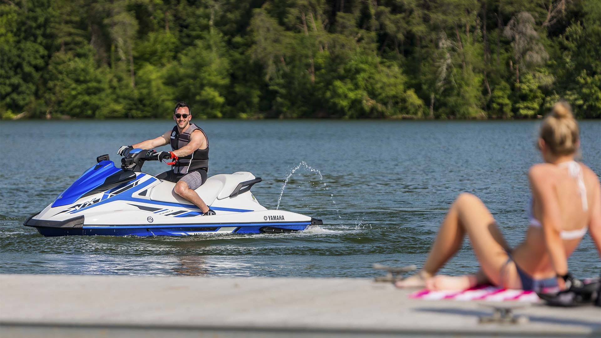 Гидроцикл Yamaha VX Waverunners Yamaha VX, Yamaha VX, Водный мотоцикл Yamaha VX, гидроцикл Yamaha VX, Yamaha VX1100