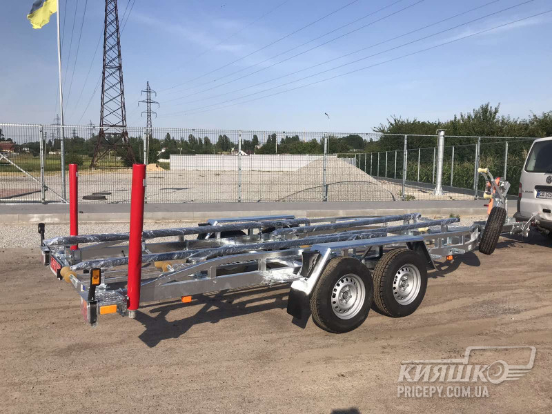 Прицеп двухосный для перевозки лодки длиной до 6,30 м и полной массой 2700 кг; 68PL2216 Прицеп двухосный для перевозки лодки 68PL2216, Прицеп двухосный для перевозки лодки, Прицеп двухосный для лодки, Двухосный лодочный прицеп, Двухосный трейлер для лодки, Лодочный прицеп с двумя осями, Двухосный прицеп для лодки, Двухосный прицеп Кияшко для перевозки лодки, Двовісний причіп для перевезення човна 68PL2216, Причіп двовісний для човна, Причіп двовісний для перевезення човна, Причіп Кияшко, Причіп двовісний для перевезення човнів до 6.3 м