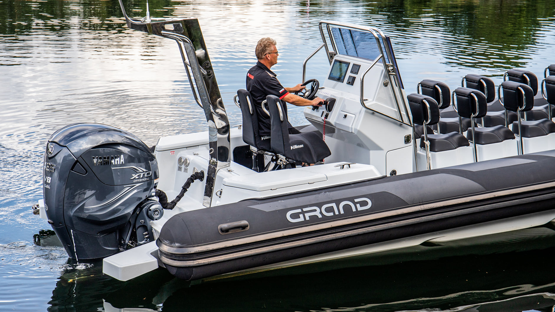 GRAND Drive Line D950 - Надувная лодка с жестким дном (RIB) Надувная лодка GRAND Drive Line D950, Grand Drive Line D950, GRAND D950, D950, Надувная лодка GRAND D950, Надувная лодка RIB GRAND, Надувная лодка с жестким дном GRAND D950, GRAND Drive 950, RIB лодка