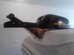 Якорная лебедка Minn Kota DeckHand 40 на надувной лодке GRAND Golden Line G480