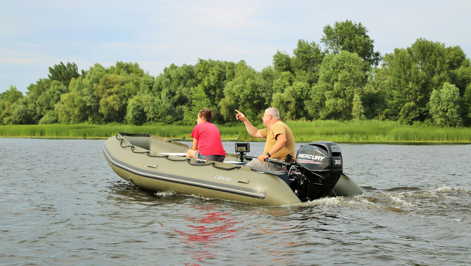GRAND RANGER R420 - Складная надувная лодка Складная надувная лодка с настилом GRAND Ranger R420, Надувная лодка GRAND Ranger R420, GRAND Ranger R420, GRAND R420, Надувная лодка GRAND, Надувная лодка ГРАНД, Разборная надувная лодка с настилом, Разборная надувная лодка, Fordable Boats