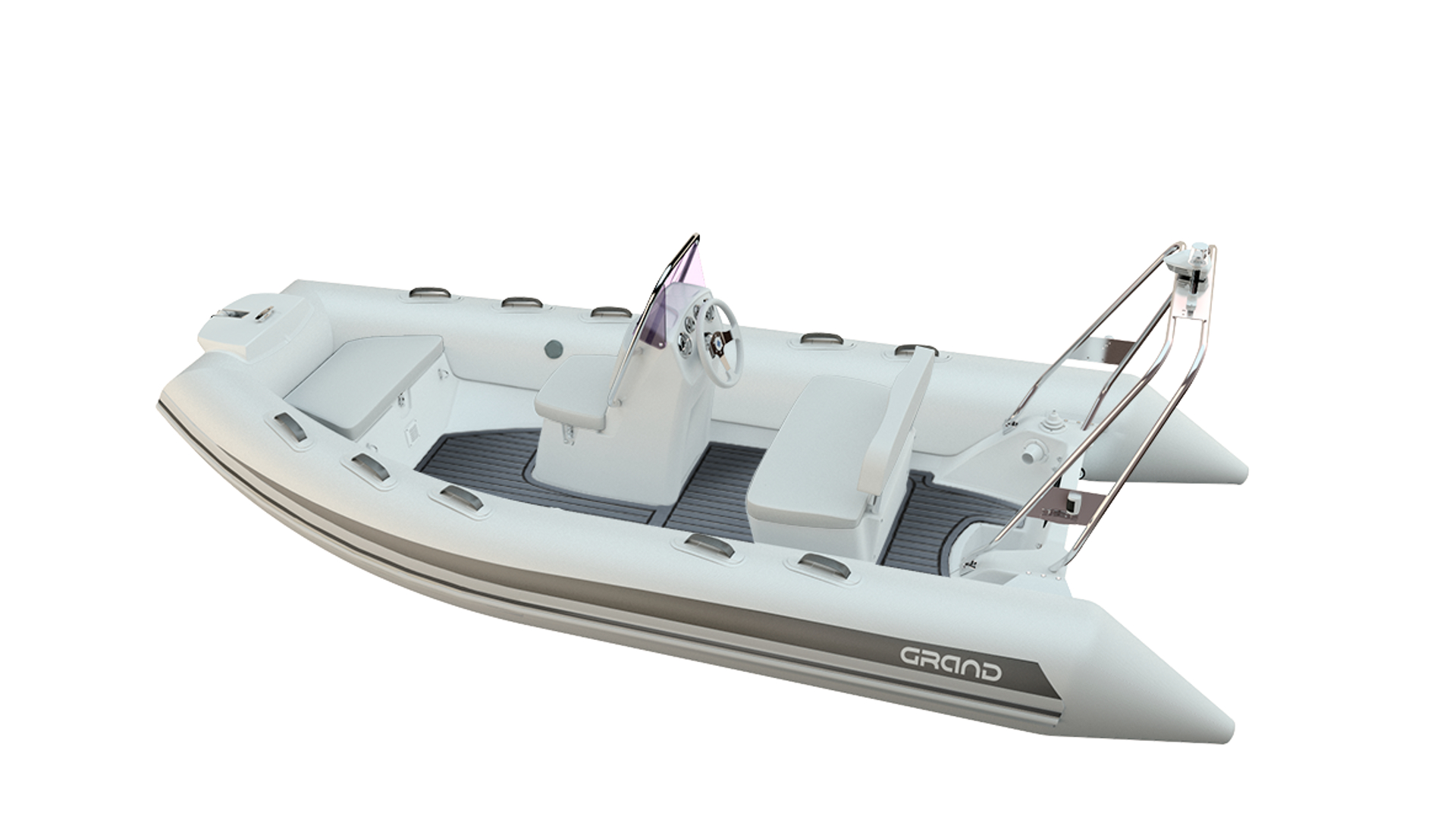 Надувная лодка с жестким дном GRAND Silver Line S370NL, Надувная лодка GRAND Silver Line S370NL, GRAND Silver Line S370NL, GRAND Silver Line S370NLF, GRAND S370NL, GRAND S370NLF, GRAND S370N, Rigid Inflatable Boats GRAND, RIB GRAND