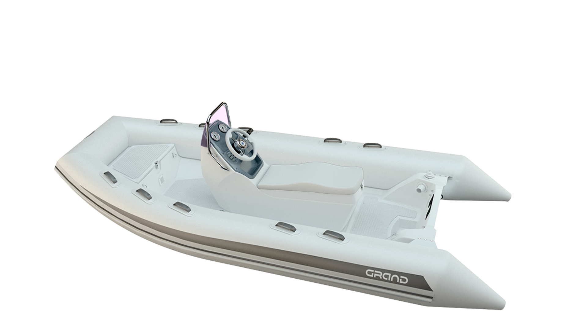 Надувная лодка с жестким дном GRAND Silver Line S420NS, Надувная лодка GRAND Silver Line S420NS, GRAND Silver Line S420NS, GRAND Silver Line S420NSF, GRAND S420NS, GRAND S420NSF, GRAND S420N, Rigid Inflatable Boats GRAND, RIB GRAND
