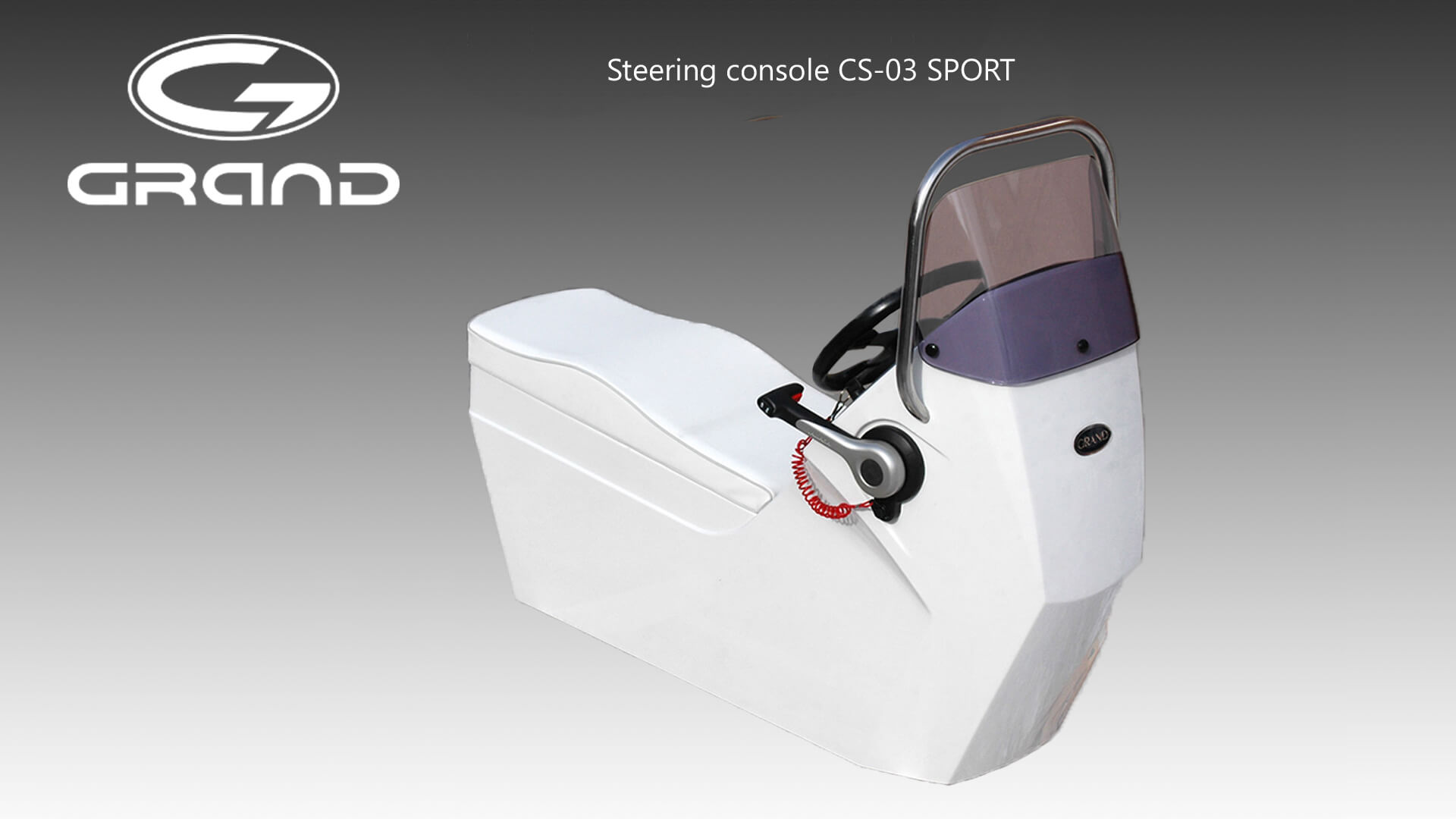 Спортивная рулевая консоль CS-03 Надувная лодка с жестким дном GRAND Silver Line S420NS, Надувная лодка GRAND Silver Line S420NS, GRAND Silver Line S420NS, GRAND Silver Line S420NSF, GRAND S420NS, GRAND S420NSF, GRAND S420, Надувная лодка GRAND, Надувная лодка ГРАНД, Надувная лодка с жестким дном, RIB, Rigid Inflatable Boats, CS-03, рулевая консоль