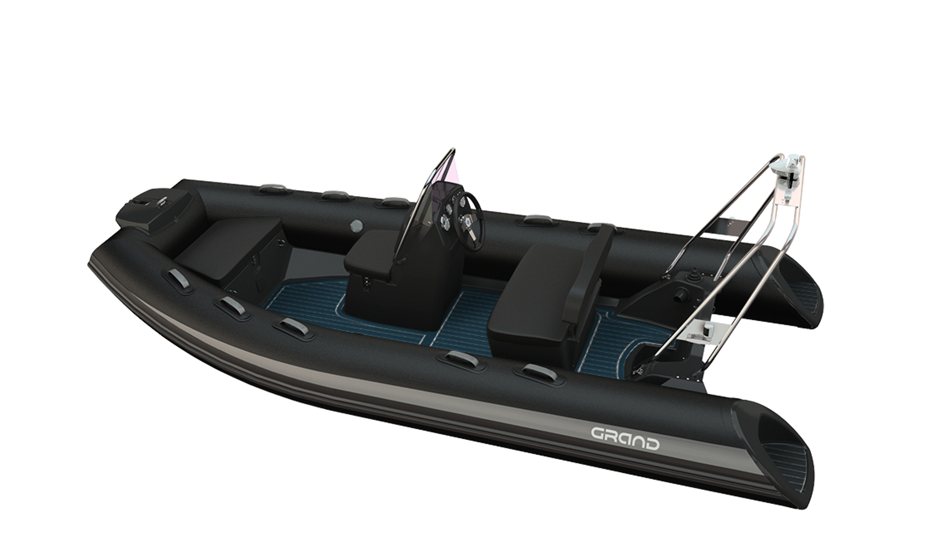Надувная лодка с жестким дном GRAND Silver Line S470NL, Надувная лодка GRAND Silver Line S470NL, GRAND Silver Line S470NL, GRAND Silver Line S470NLF, GRAND S470NL, GRAND S470NLF, GRAND S470N, Rigid Inflatable Boats GRAND, RIB GRAND