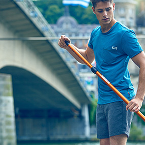 JOBE, 595116001, Discover T-shirt Teal, Men, футболка, мужская