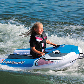 Dolphi Towable Trainer 1P JOBE, Jobe 230113006, Dolphi Trainer JOBE, Jobe Dolphi Trainer, Jobe, Надувной буксируемый водный аттракцион, буксируемый надувной водный аттракцион, надувной водный аттракцион, водный аттракцион, буксируемый водный аттракцион, буксируемый аттракцион, водный аттракцион Jobe, одноместная плюшка, плюшка, детский водный аттракцион, детская плюшка
