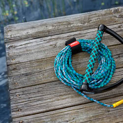 Wake Combo Prime Blue JOBE, 211317012, JOBE 211317012, Рукоятка и буксировочный фал для вейкборда, Рукоятка и фал для вейкборда, фал для вейкборда, трос для вейкборда, фал для вейка, нетонущий фал