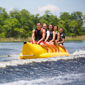 Watersled 3P JOBE, Banana Watersled 3P JOBE, Multi Rider JOBE, JOBE 320312001, водный аттракцион банан, водные аттракционы, надувные аттракционы, аттракционы jobe, аттракцион банан, Водный банан, надувной банан, водные сани, трехместный банан