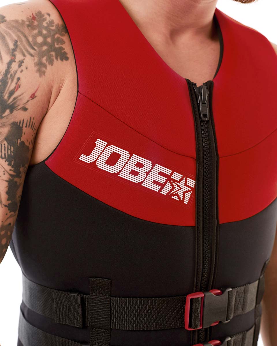 Neoprene Vest Men Red JOBE - Жилет страховочный мужской Neoprene Vest Men Red JOBE, Vest Men JOBE, 244918105, JOBE 244918105, Жилет страховочный мужской, Жилет страховочный, Жилет спасательный, водный жилет