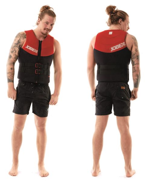 Neoprene Vest Men Red JOBE - Жилет страховочный мужской Neoprene Vest Men Red JOBE, Vest Men JOBE, 244918105, JOBE 244918105, Жилет страховочный мужской, Жилет страховочный, Жилет спасательный, водный жилет