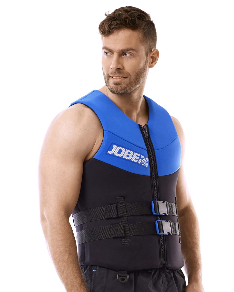 Neoprene Vest Men Blue JOBE - Жилет страховочный мужской Neoprene Vest Men Blue JOBE, Vest Men JOBE, 244918106, JOBE 244918106, Жилет страховочный мужской, Жилет страховочный, Жилет спасательный, водный жилет