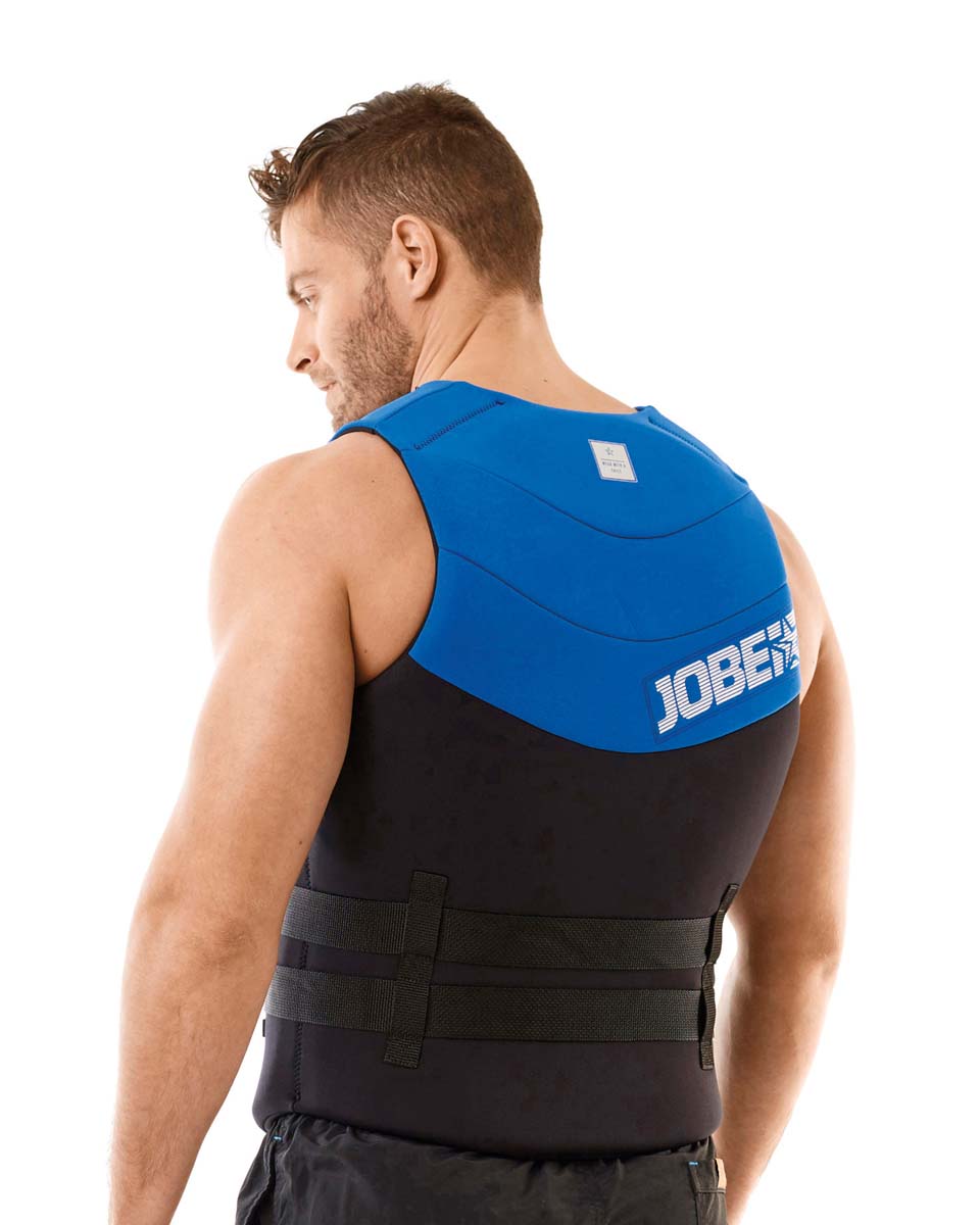 Neoprene Vest Men Blue JOBE - Жилет страховочный мужской Neoprene Vest Men Blue JOBE, Vest Men JOBE, 244918106, JOBE 244918106, Жилет страховочный мужской, Жилет страховочный, Жилет спасательный, водный жилет