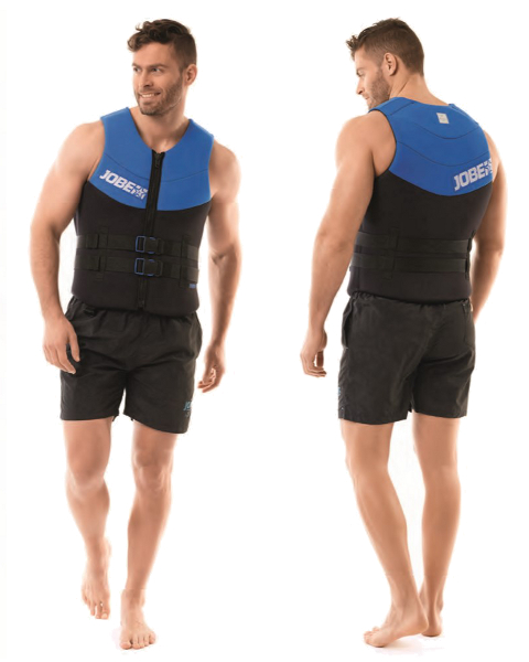 Neoprene Vest Men Blue JOBE - Жилет страховочный мужской Neoprene Vest Men Blue JOBE, Vest Men JOBE, 244918106, JOBE 244918106, Жилет страховочный мужской, Жилет страховочный, Жилет спасательный, водный жилет