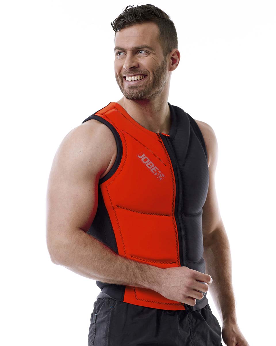 Reversible Comp Vest Zipper Fury Red|Graphite Grey Men JOBE - Жилет страховочный мужской двухсторонний Reversible Comp Vest Zipper Fury Red|Graphite Grey Men JOBE, Vest Men JOBE, 554018002, JOBE 554018002, Жилет страховочный мужской, Жилет страховочный, Жилет спасательный, водный жилет, двухсторонний страховочный жилет