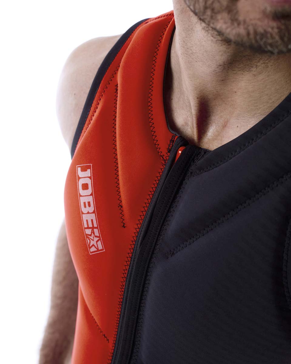 Reversible Comp Vest Zipper Fury Red|Graphite Grey Men JOBE - Жилет страховочный мужской двухсторонний Reversible Comp Vest Zipper Fury Red|Graphite Grey Men JOBE, Vest Men JOBE, 554018002, JOBE 554018002, Жилет страховочный мужской, Жилет страховочный, Жилет спасательный, водный жилет, двухсторонний страховочный жилет