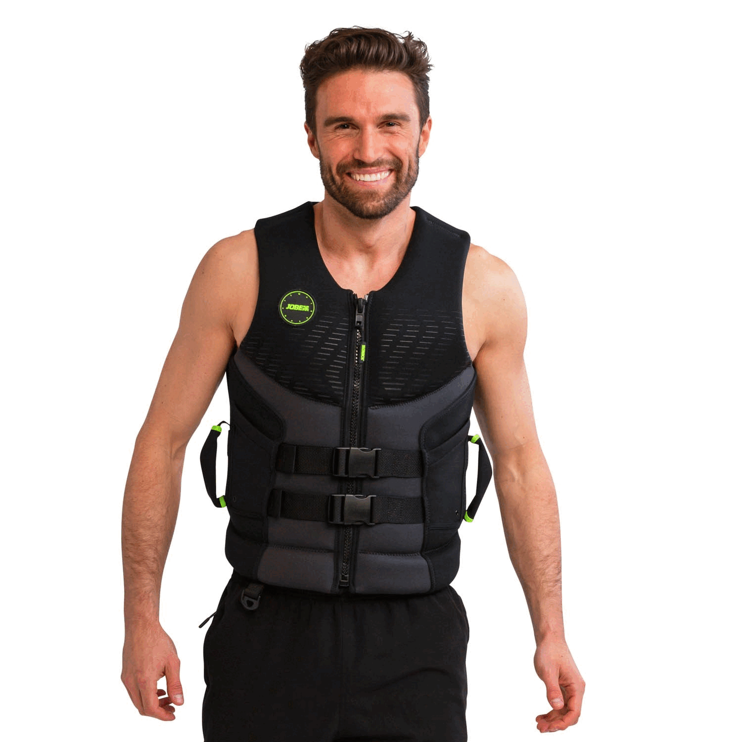 Premium Neoprene Life Vest Men Black JOBE - Жилет страховочный мужской Premium Neoprene Life Vest Men Black JOBE, Vest Men JOBE, 244923013, JOBE 244923013, Жилет страхувальний чоловічий, Жилет страхувальний, Жилет рятувальний, Жилет страховочный мужской, Жилет страховочный, Жилет спасательный, водный жилет