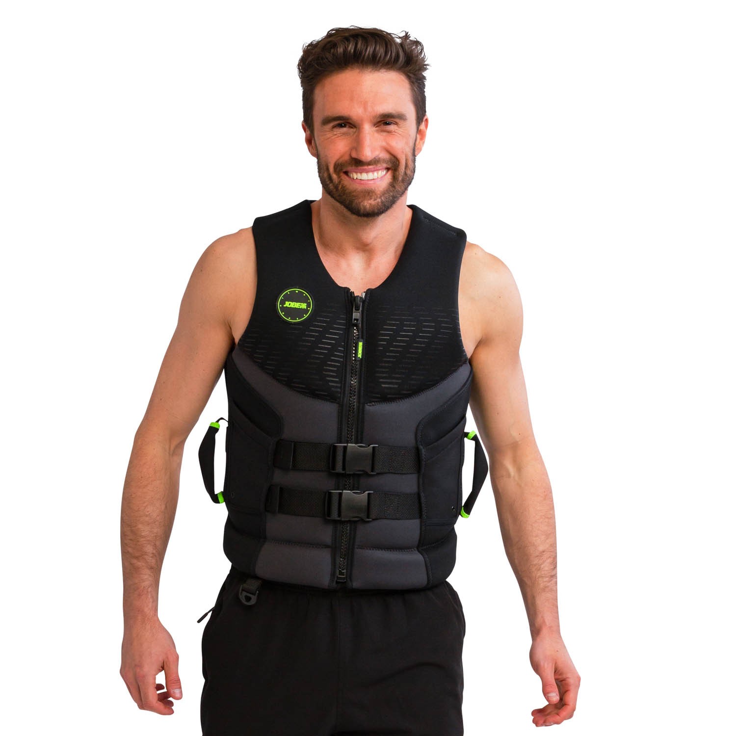 Premium Neoprene Life Vest Men Black JOBE - Жилет страховочный мужской Premium Neoprene Life Vest Men Black JOBE, Vest Men JOBE, 244923013, JOBE 244923013, Жилет страхувальний чоловічий, Жилет страхувальний, Жилет рятувальний, Жилет страховочный мужской, Жилет страховочный, Жилет спасательный, водный жилет