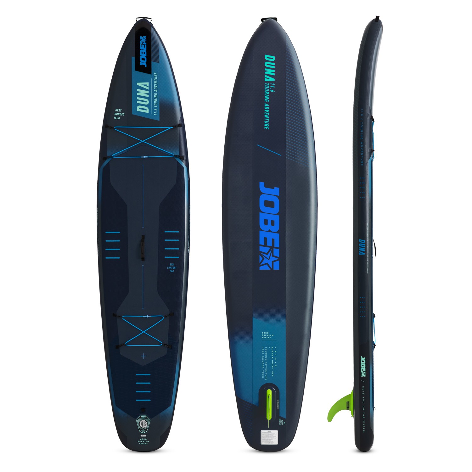 Aero Duna SUP Board 11.6 Package Blue JOBE - Надувная доска для серфинга Duna 11.6 Package JOBE, Duna 11.6 Inflatable Paddle Board Package JOBE, Aero Duna SUP Board 11.6 Package Blue JOBE, 486425006, JOBE 486425006, Aero SUP, SUP 11.6, надувная доска, надувная доска для йоги, надувная доска для серфинга, надувная доска с веслом, доска с веслом