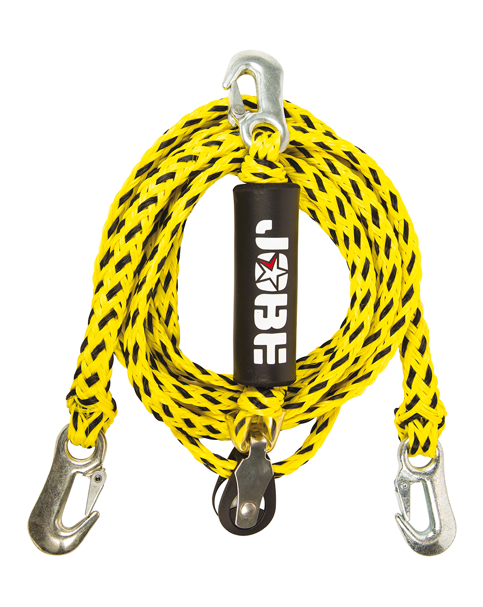 WaterSports Bridle Without Pulley 12ft 2P JOBE - Узел буксировочный WaterSports Bridle Without Pulley 12ft 2P JOBE, WaterSports Bridle w Pulley 12ft JOBE, Water Sports Bridle With Pulley JOBE, 210209002, 210017032, фал треугольник для буксировки, фал треугольник, буксировочная веревка для водных лыж, веревка для буксировки водных лыж, буксировочная веревка