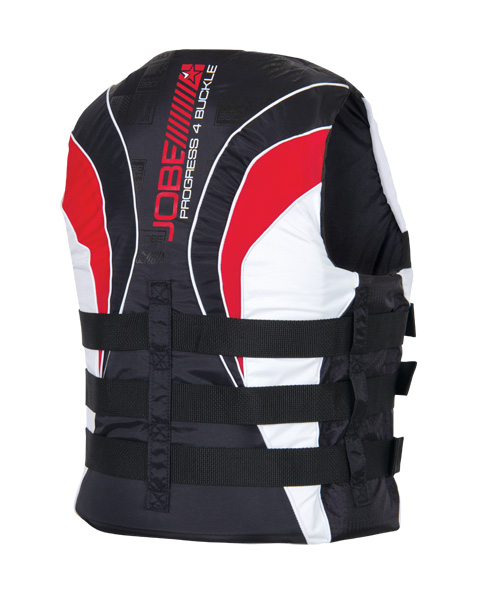 Progress 4 Buckle Vest Red JOBE - Жилет спасательный Progress 4 Buckle Vest Red JOBE, 244813002, Жилет спасательный унисекс, Жилет страховочный unisex, Жилет страховочный, Жилет спасательный