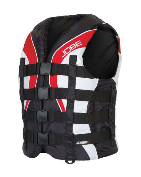 Progress 4 Buckle Vest Red JOBE - Жилет спасательный Progress 4 Buckle Vest Red JOBE, 244813002, Жилет спасательный унисекс, Жилет страховочный unisex, Жилет страховочный, Жилет спасательный