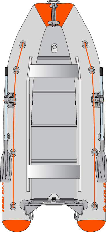 Light Grey / Orange