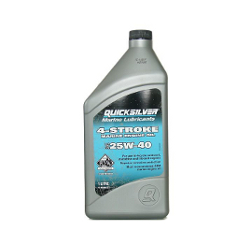 Quicksilver 25W40 4-Stroke Marine Engine Oil, 25W40 4-Stroke Marine Engine Oil, 4-тактное масло для ПЛМ, 4-тактное масло для лодочного мотора, масло для 4-тактных лодочных моторов, масло для 4-тактных лодочных моторов меркури, масло для 4-тактных лодочных моторов mercury, 8M0086223 Quicksilver, 8M0086223