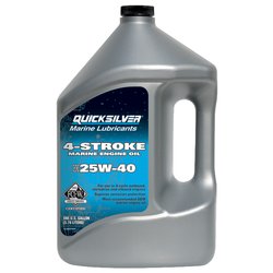 Quicksilver 25W40 4-Stroke Marine Engine Oil, 25W40 4-Stroke Marine Engine Oil, 4-тактное масло для ПЛМ, 4-тактное масло для лодочного мотора, масло для 4-тактных лодочных моторов, масло для 4-тактных лодочных моторов меркури, масло для 4-тактных лодочных моторов mercury, 8M0086224 Quicksilver, 8M0086224