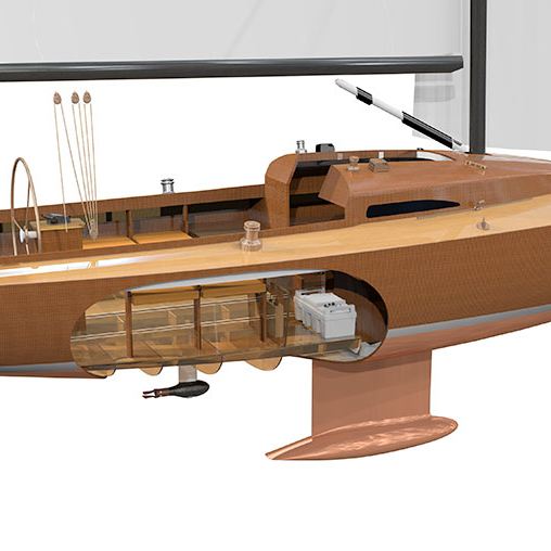 Лодочный электромотор с креплением под корпус лодки Torqeedo Cruiser 2.0 FP Лодочный электромотор, Torqeedo, Cruiser, 2.0 FP, 2.0, под корпус лодки