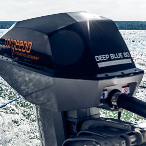 Лодочный электромотор, Torqeedo, Deep Blue, 80.0 TL, 80.0, крепление на транец