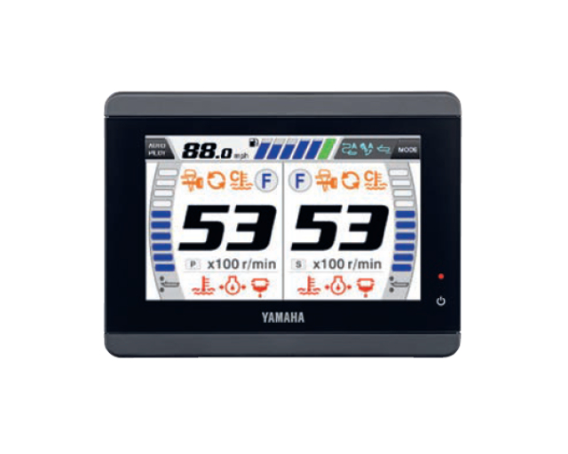 6YM-762G0-05-00, 6YM-762G0-07-00, 6YM-762G0-71-00, CL5 Color Touch Gauge Kit - DEC, Мультифункциональный прибор yamaha для лодочного мотора, приборы для лодочного мотора yamaha, мультиприборы yamaha