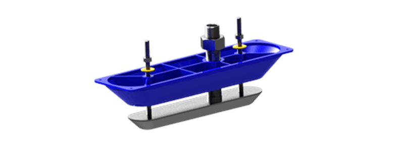 StructureScan HD Stainless Steel Thru-hull Transducer, 000-11459-001
