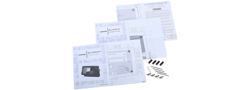 000-12254-001, Комплект для скрытого монтажа Lowrance Mark / Elite / Hook 5-9
