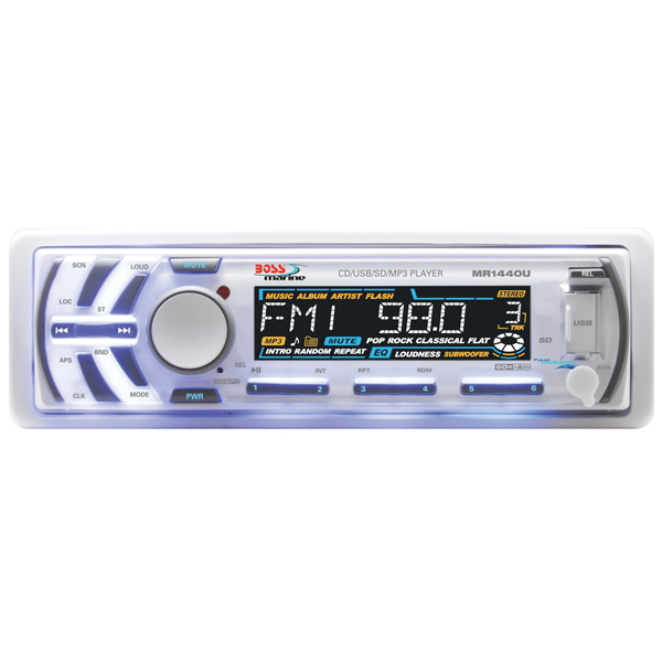 BOSS Marine MR1440U - MP3/CD магнитола