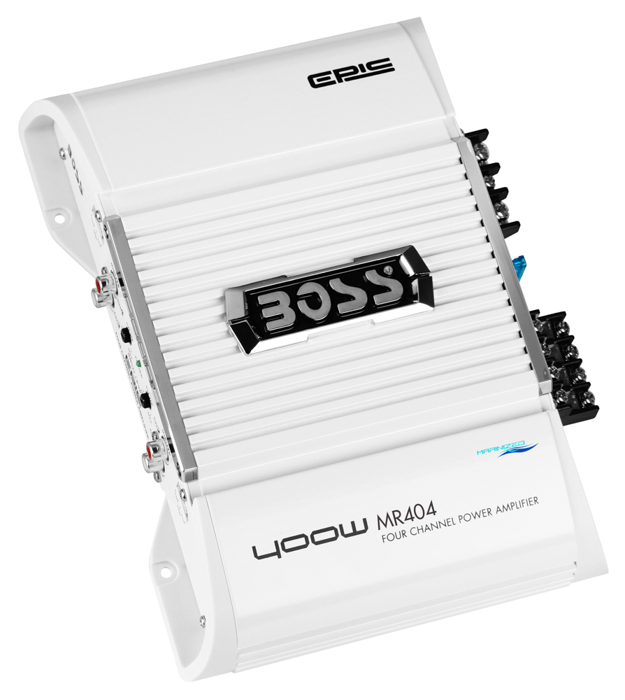 BOSS Marine MR404, BOSS MR404, MR404, Морской усилитель звука, усилитель звука, BOSS Marine