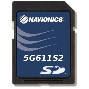 Карта Дуная NAVIONICS GOLD для Lowrance, Карта реки Дунай NAVIONICS GOLD, NAVIONICS GOLD, 5G611S2