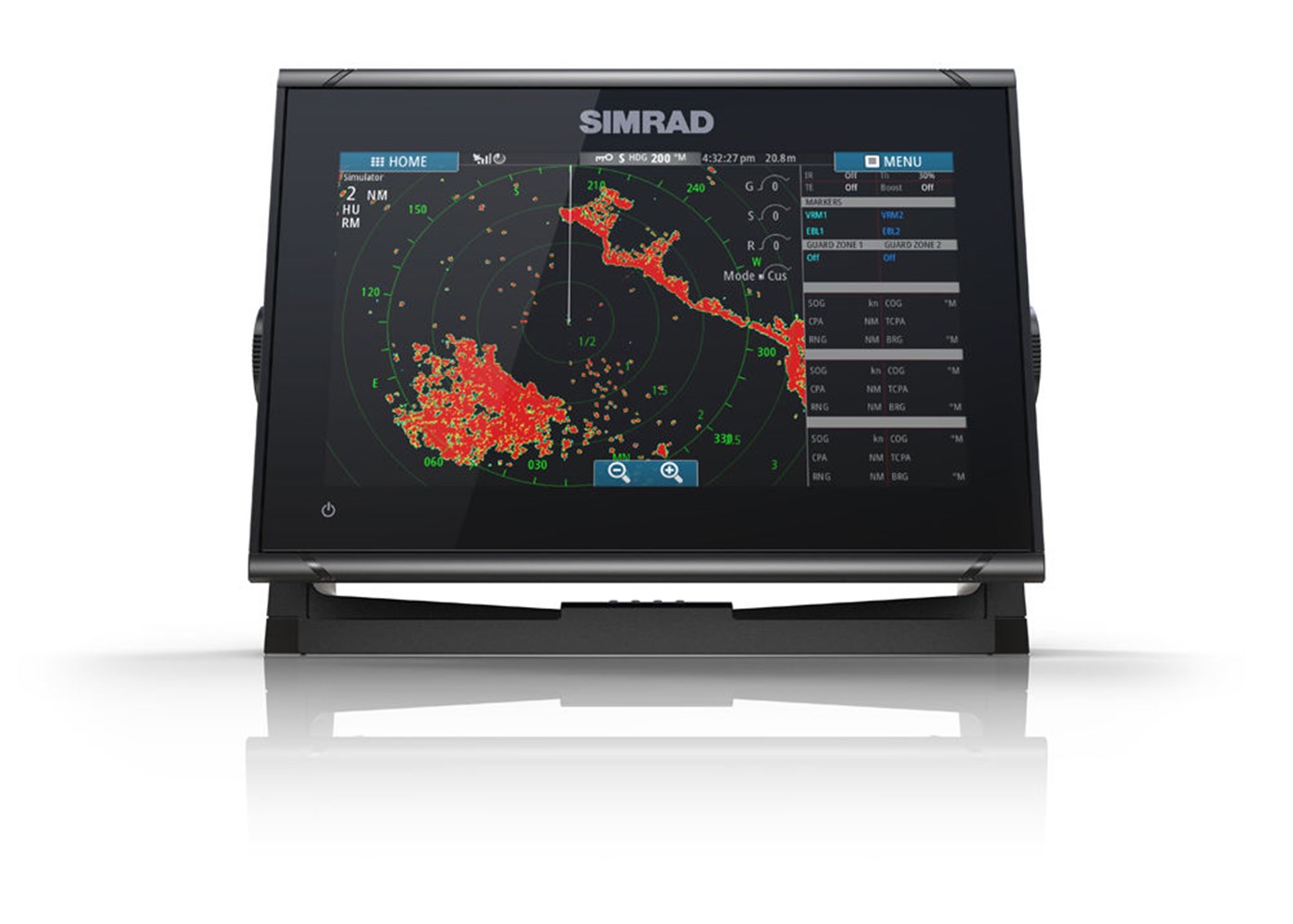 SIMRAD GO9 XSE - Мульти-сенсорный многофункциональный дисплей/картплоттер SIMRAD GO9 XSE, Simrad, Go9, Go9 XSE, картплоттер, сенсорный,GPS-модуль, WiFi, NMEA 2000, Totalscan, 000-13212-001