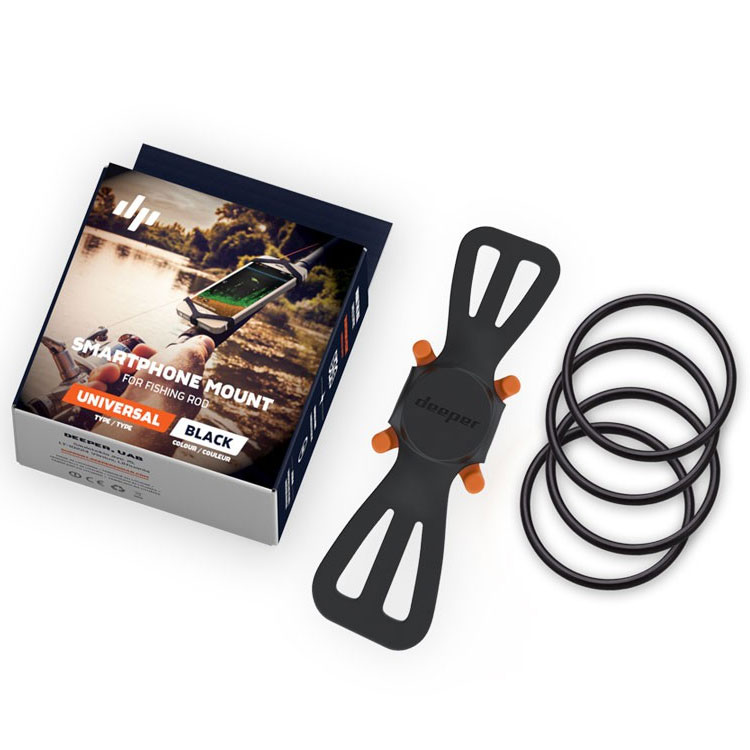 Крепление Deeper для смартфона на удочку Крепление Deeper для смартфона на удочку, deeper smartphone mount