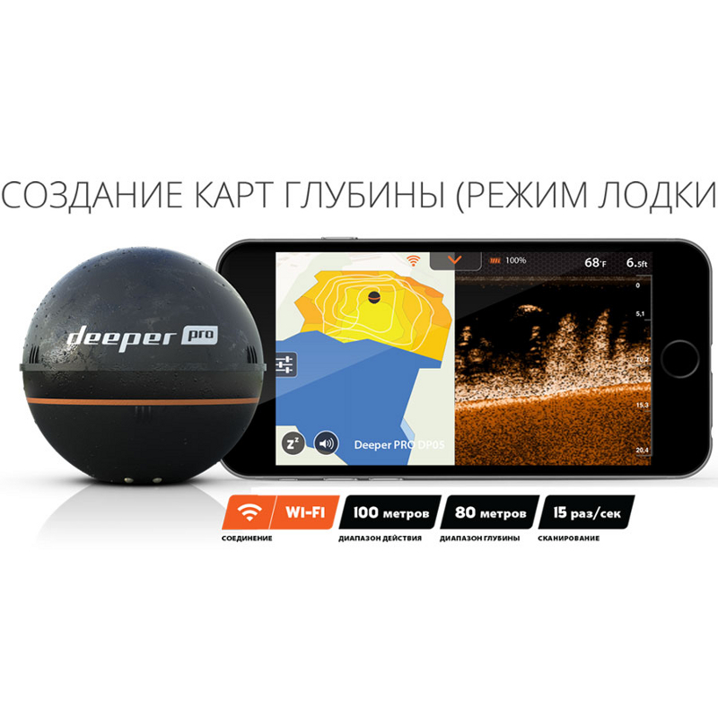 Эхолот Deeper pro Эхолот Deeper Pro, Deeper Pro