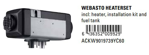 Обогреватель Webasto для лодки Cross 60C Обогреватель Webasto для лодки Cross 60C