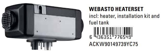 Webasto для лодки Cross 75BR Webasto для лодки Cross 75BR