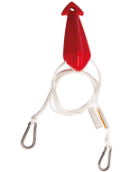 Rope Bridle Stainless Steel Hooks 12ft 1P JOBE, Rope Bridle Stainless Steel Hooks 12ft, 210015001, 210017029, Буксировочный узел для буксировки надувных водных аттракционов, Буксировочный узел для буксировки водных лыж, фал треугольник, Буксировочный узел с карабинами, буксировочный трос для надувных аттракционов