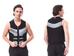 Segmented Vest Men Silver Grey JOBE, Vest Men JOBE, 244918110, JOBE 244918110, Жилет страховочный мужской, Жилет страховочный, Жилет спасательный, водный жилет