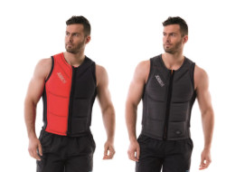 Reversible Comp Vest Zipper Fury Red|Graphite Grey Men JOBE, Vest Men JOBE, 554018002, JOBE 554018002, Жилет страховочный мужской, Жилет страховочный, Жилет спасательный, водный жилет, двухсторонний страховочный жилет